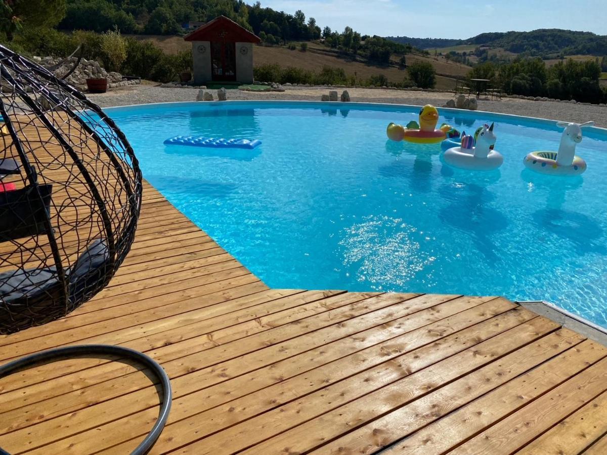 مبيت وإفطار Trejouls Le Relais De Campagne المظهر الخارجي الصورة